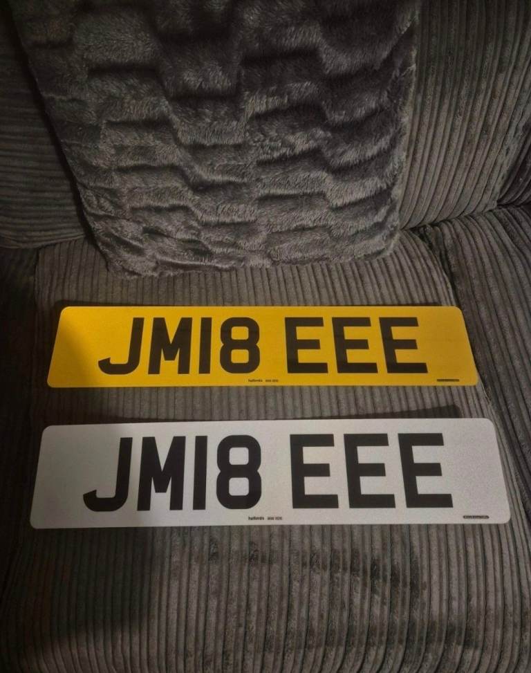 Private number plate Jamie/James