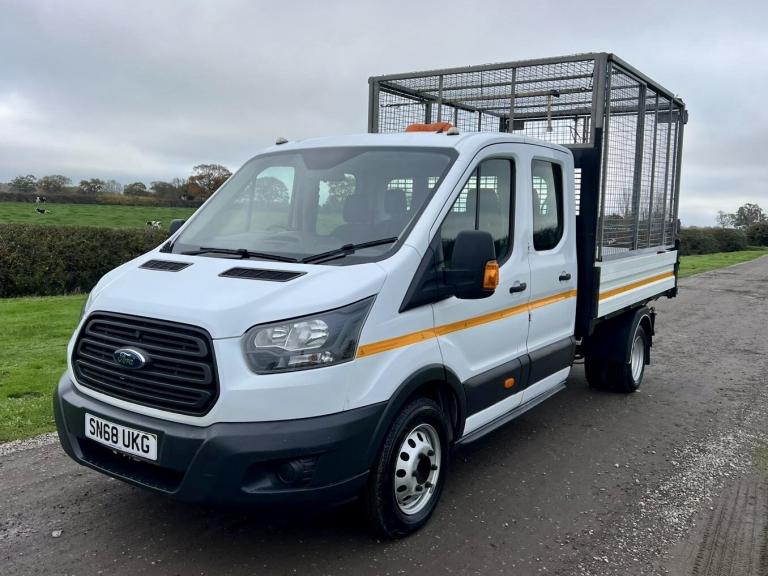 FORD TRANSIT 2.0 350 EcoBlue CAGED TIPPER White Manual Diesel 2018