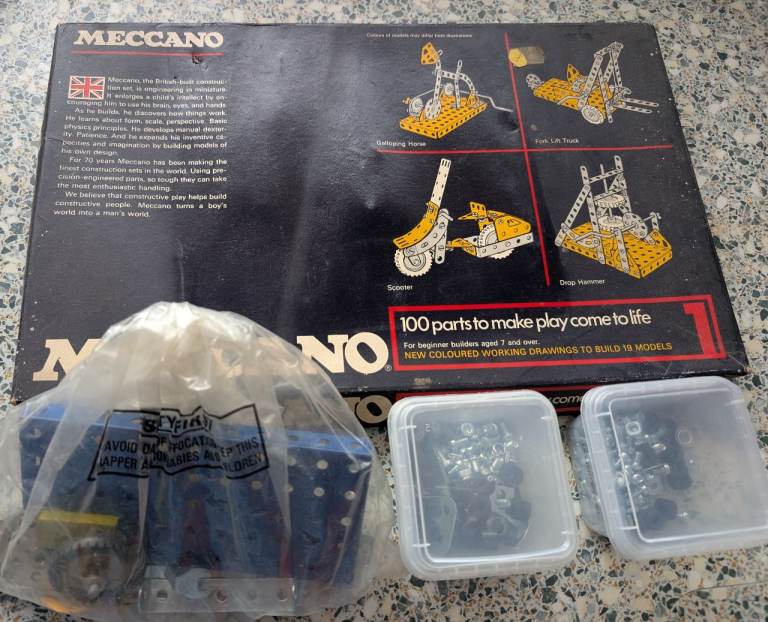 Meccano Vintage Large Job Lot Bundle Collection - Wheels/Pulley/etc.