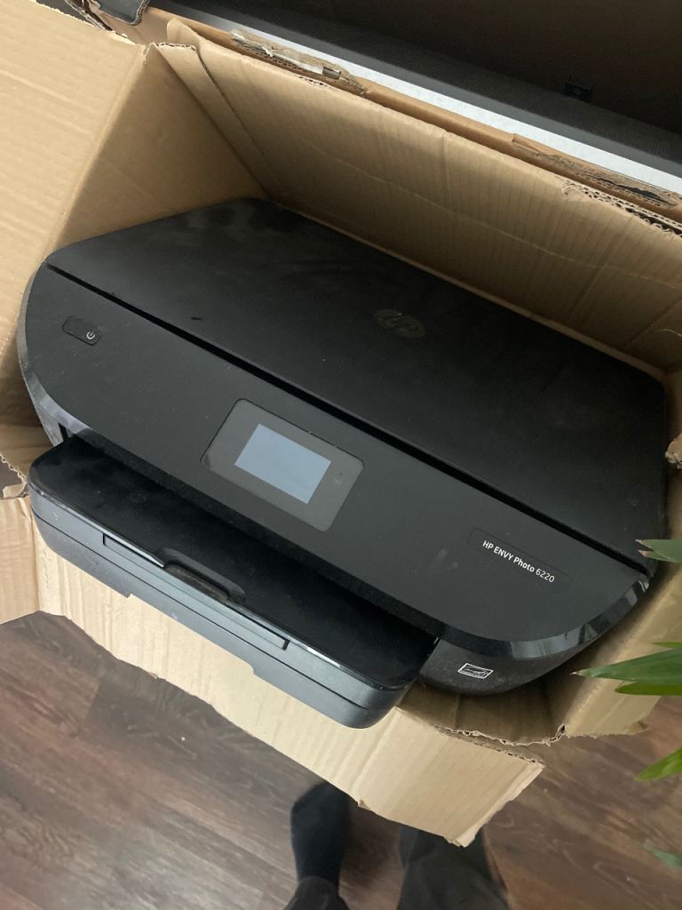 HP ENVY Photo 6230 Printer – Black, Good Condition