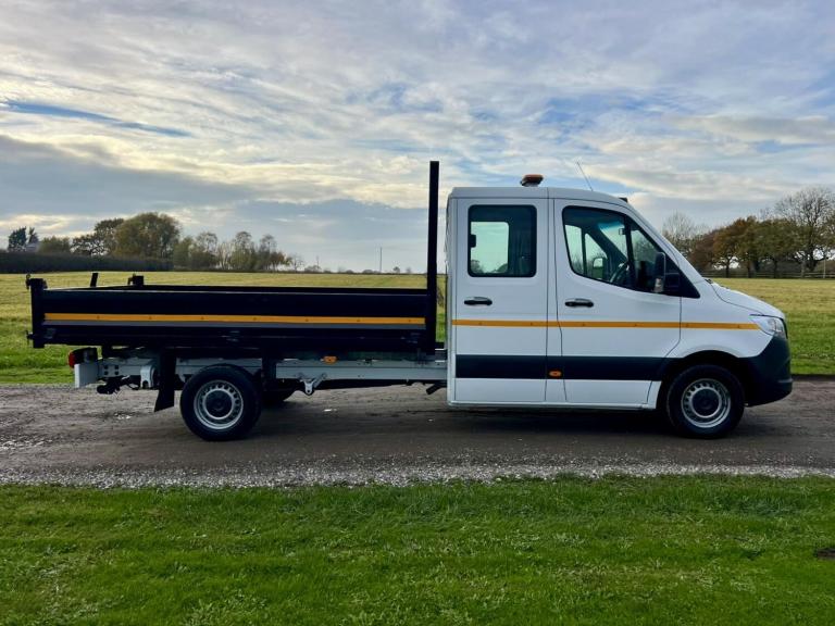 MERCEDES-BENZ SPRINTER 2.1 315 CDI L3 DOUBLE CAB CREW CAB TIPPER White Manual D