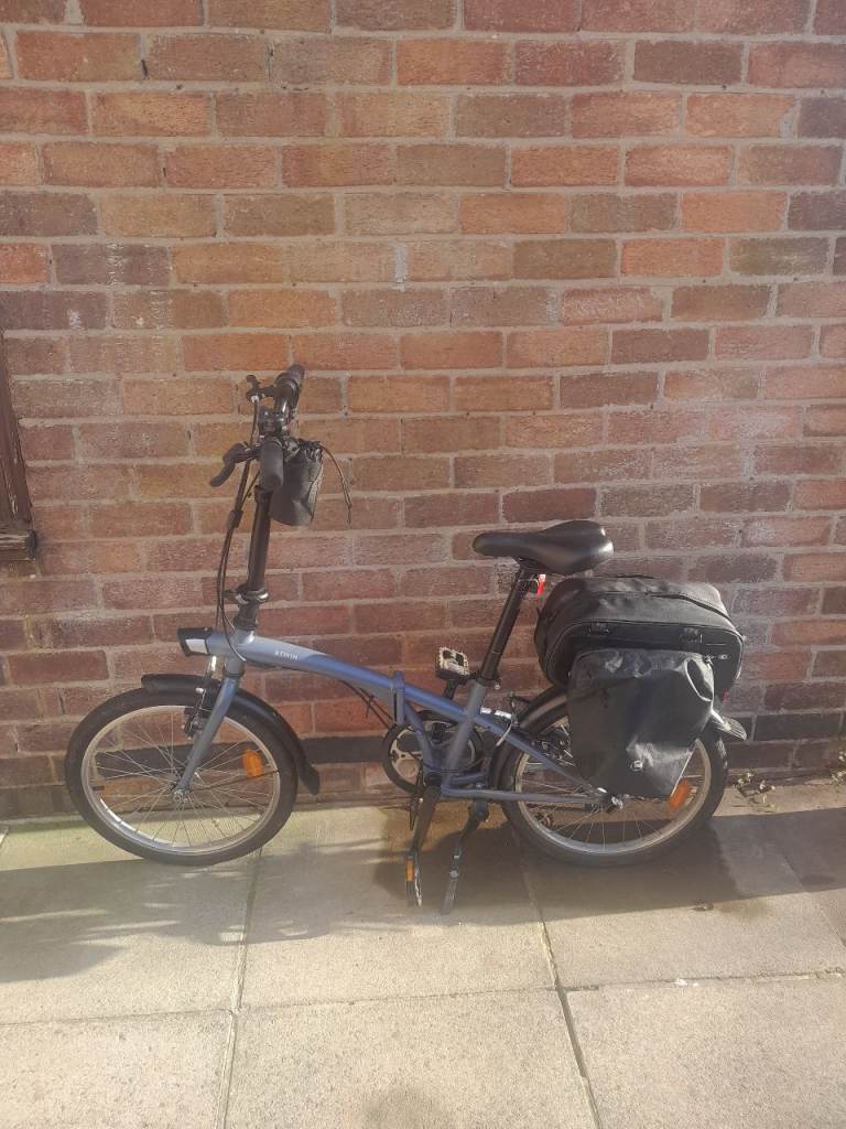 BTWIN Folding Bike Fold 120 - Grey