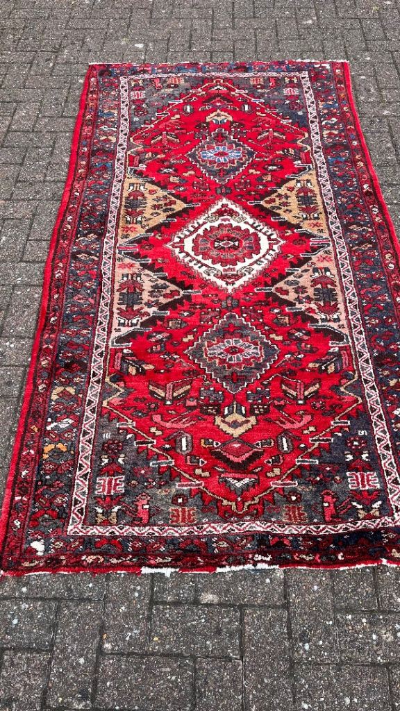 Large Vintage Hamadan tribal rug 