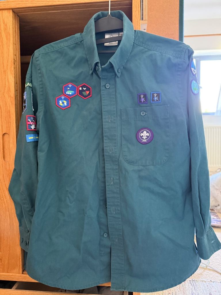 Scout uniform shirts XS