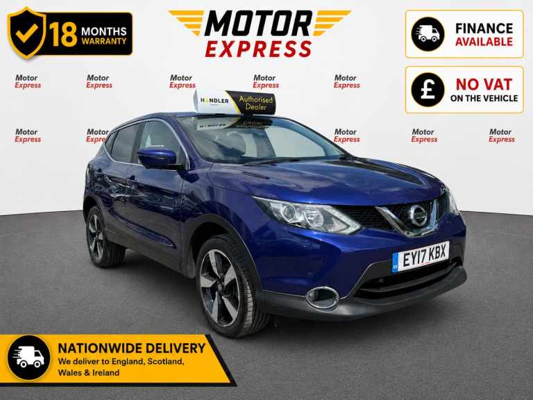2017 Nissan Qashqai 1.5 dCi N-Connecta 5dr HATCHBACK Diesel Manual