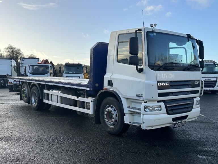 2012 DAF CF 75 6X2 REARLIFT 26T FLATBED