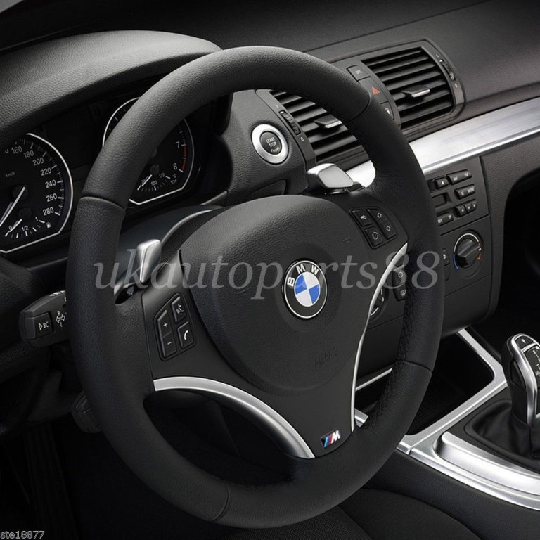 5 X BMW M SPORT CAR BADGES SELF STICK DECALS EMBLEMS SWANSEA AREA CAN POST