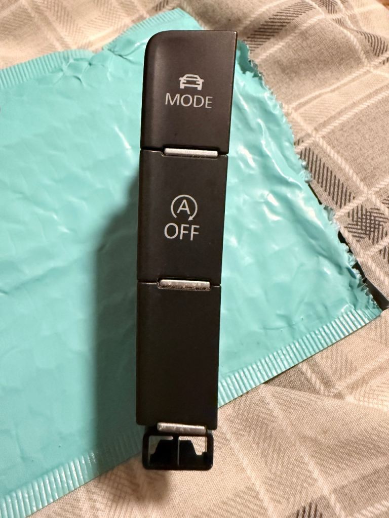 GENUINE VW GOLF MK7 MODE AUTO STOP START SWITCH BUTTON 5G1927137N 5G1927