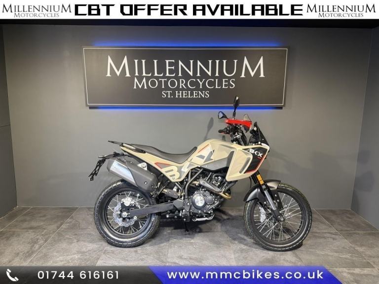 BENELLI BKX 125 WIRE SPOKE WHEEL OFF ROAD CAPABLE CBT LEARNER ADVENTURE BIKE