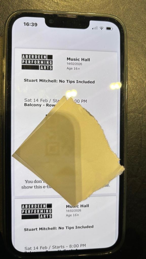 Stuart Mitchell 14/2/26 Aberdeen 