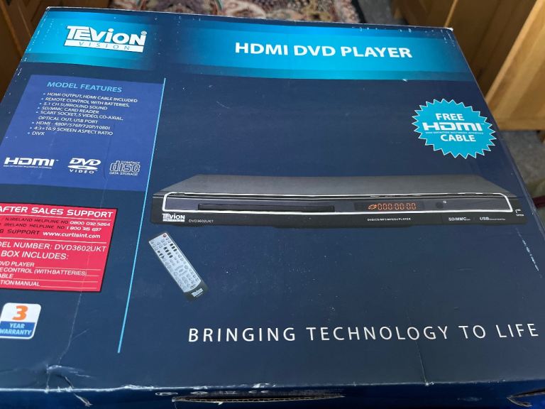 DVD player (new, in box)