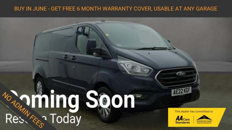 2022 Ford Transit Custom 2.0 300 EcoBlue Limited Panel Van 5dr Diesel Manual L2 H1 Euro 6 (s/s) (...