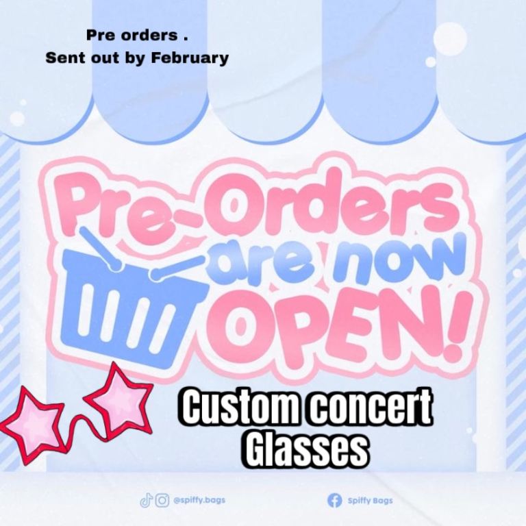 Custom concert glasses any artist 