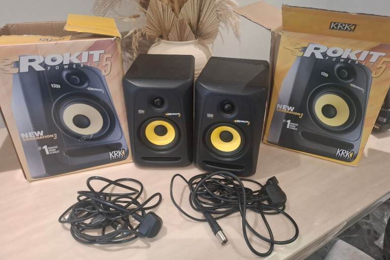KRK Rokit 5 G3 Studio Monitors - Pair, Good Condition