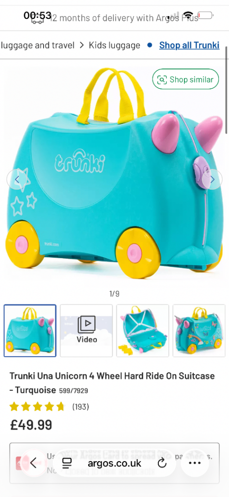 Trunki suitcase 