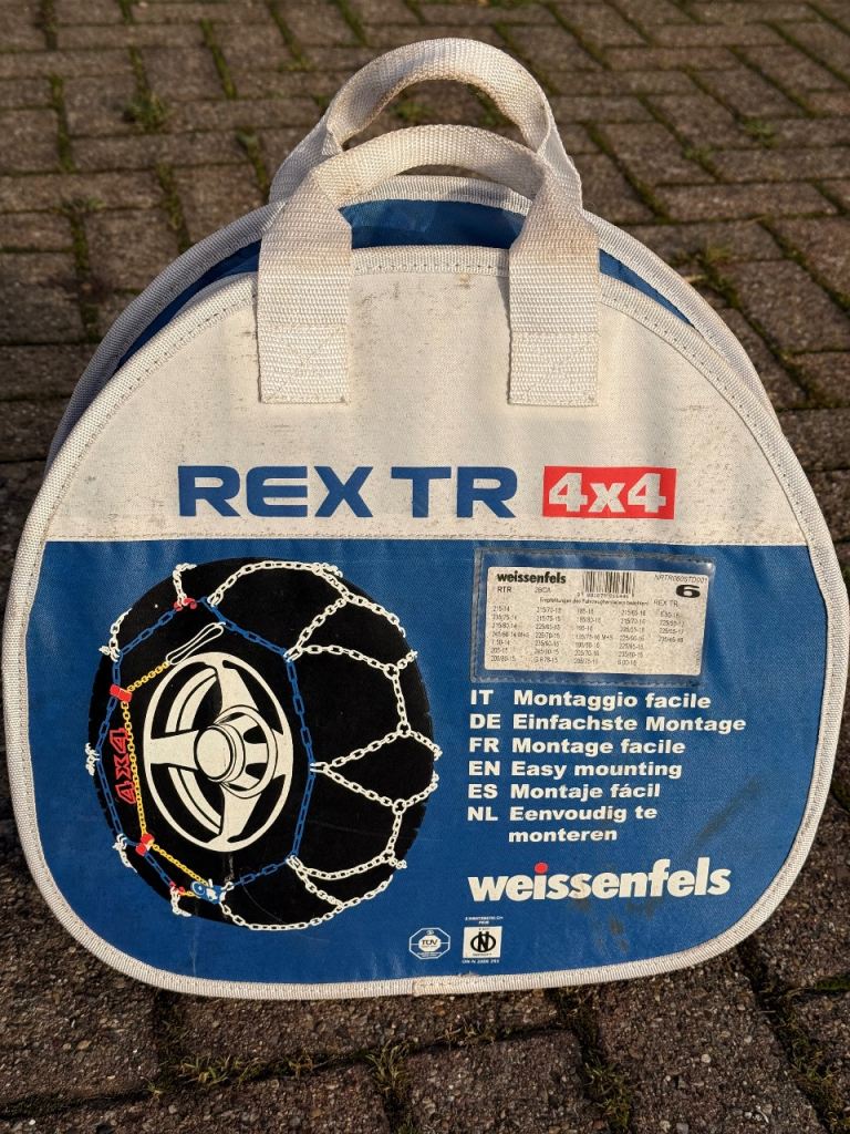 Weissenfels REX TR Snow Chains – Size 6 NEW/Never used