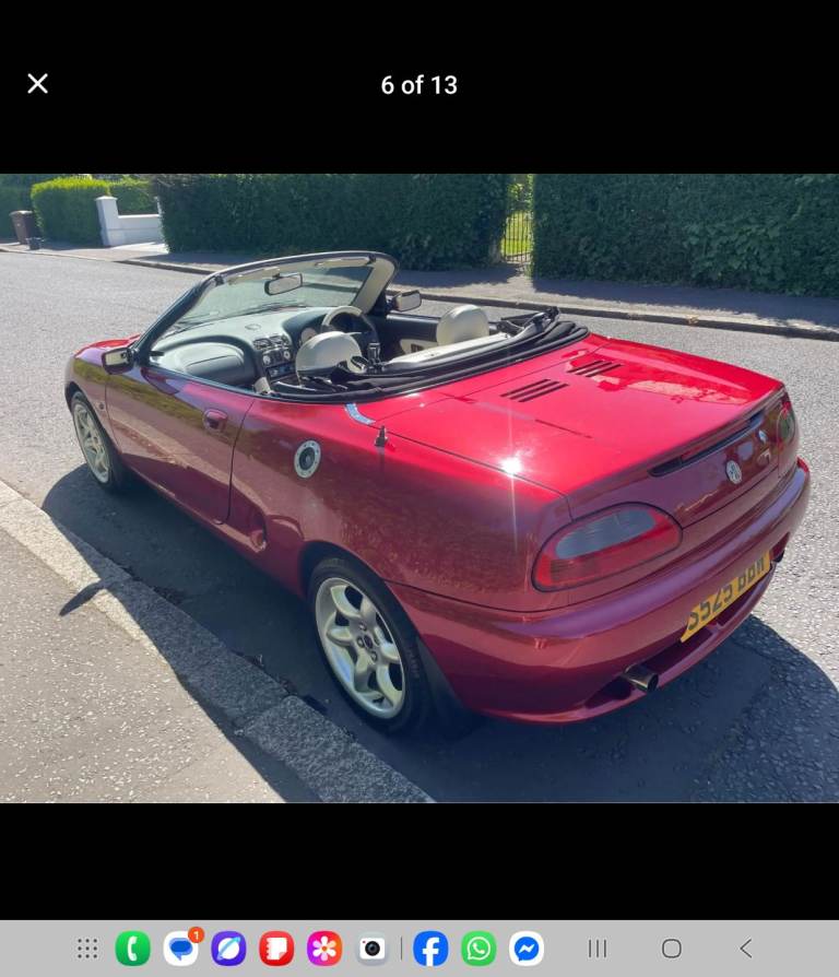 MG, MGF, Convertible, 1998, Manual, 1796 (cc), 2 doors