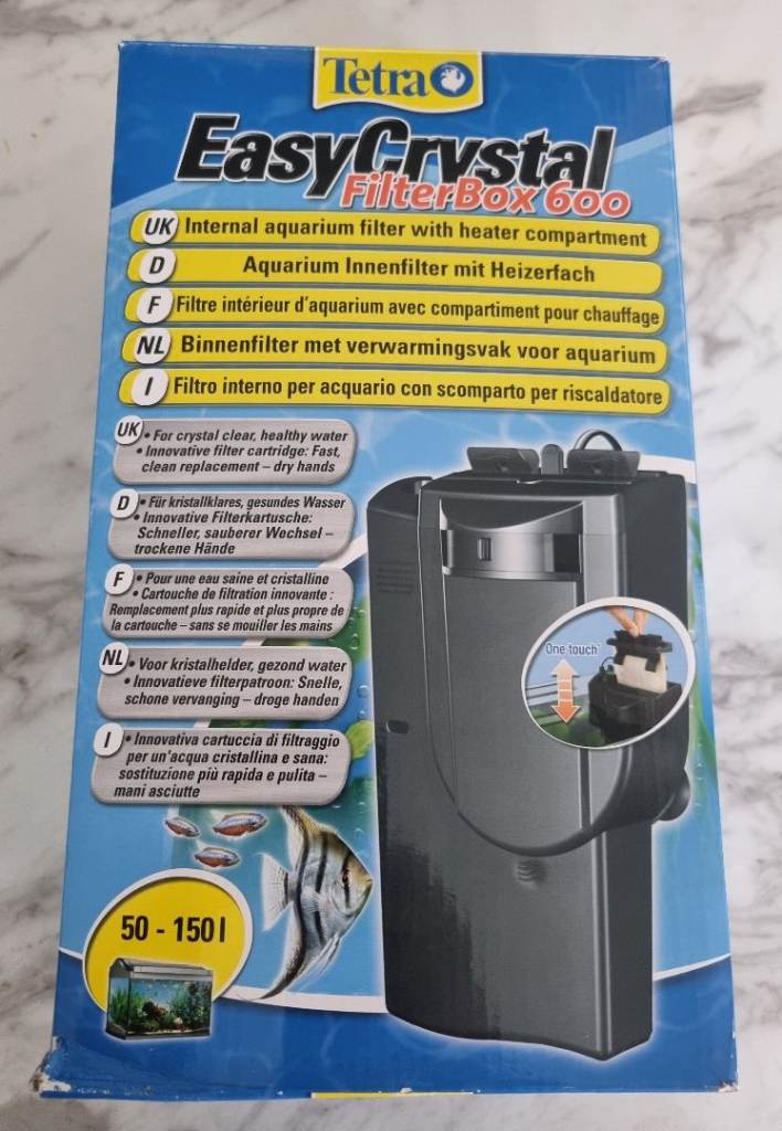 New & boxed Tetra Easy crystal filter box 600