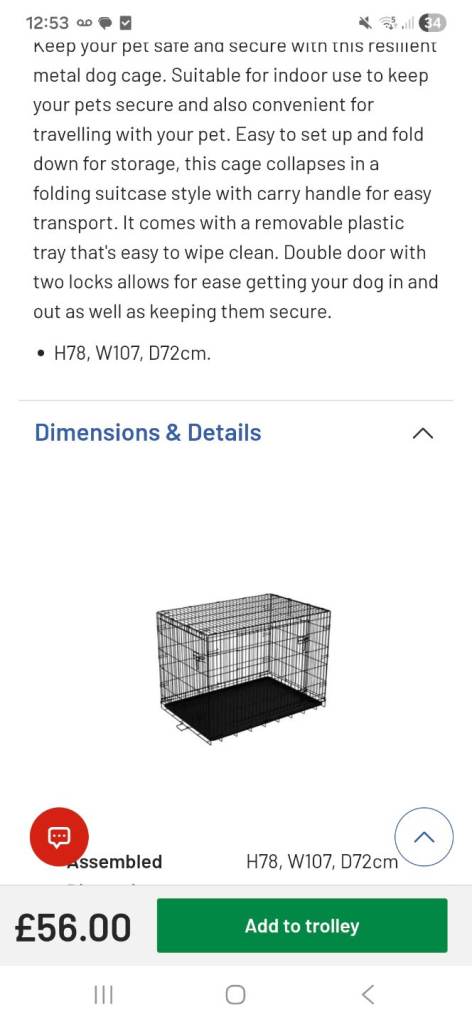 Xl dog crate