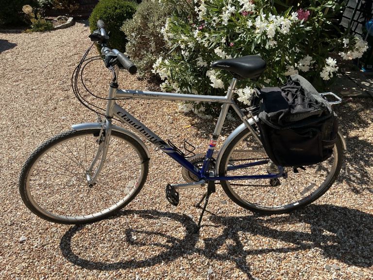 Claud Butler Hybrid Bike with Panniers – Good Condition