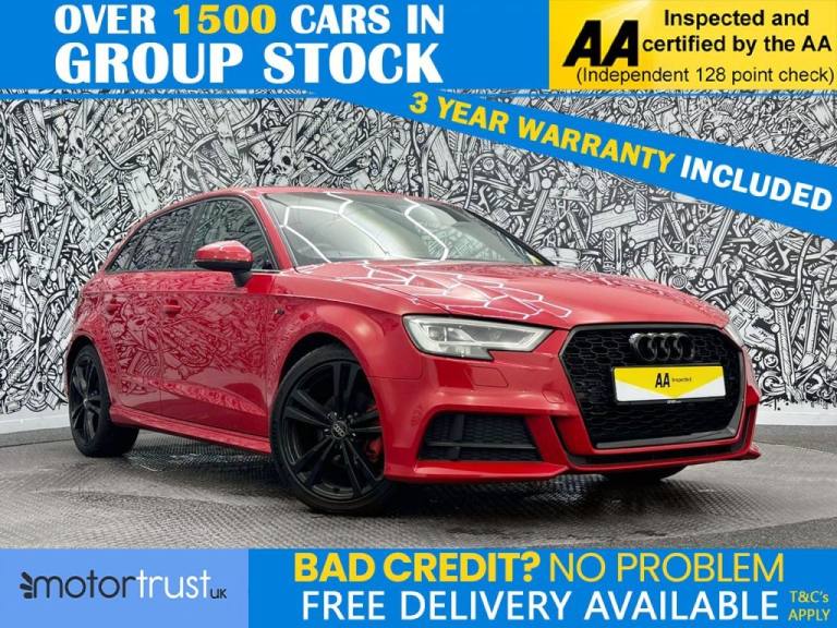 2018 Audi A3 2.0 TDI S line Sportback 5dr Diesel Manual Euro 6 (s/s) (150 ps) Hatchback Diesel Ma...