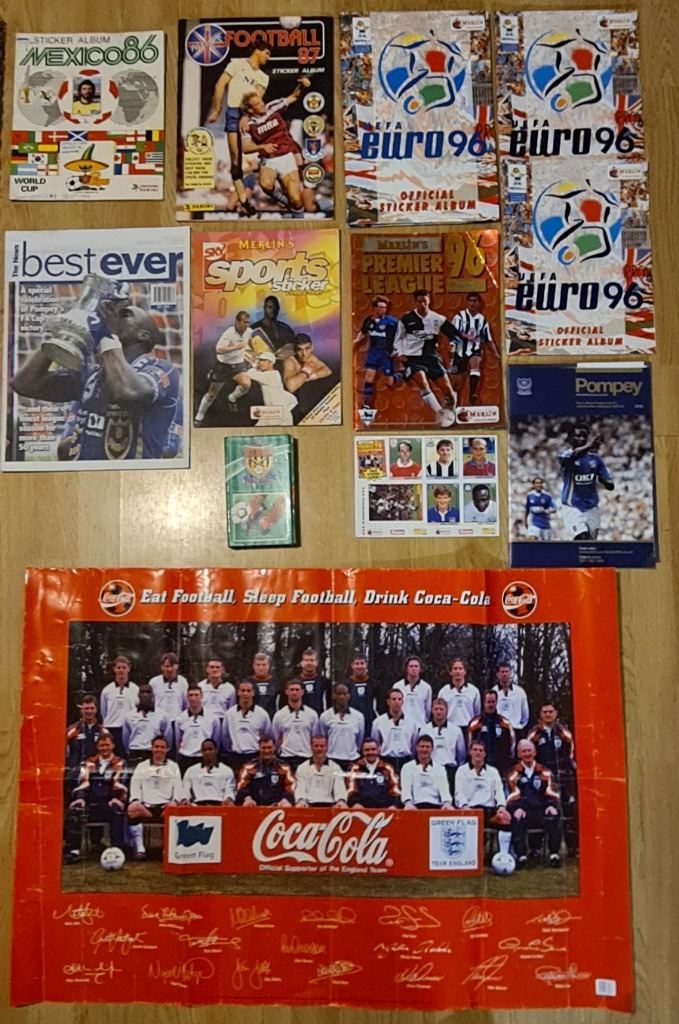 JOB LOT OF NEW AND USED FOOTBALL ITEMS...