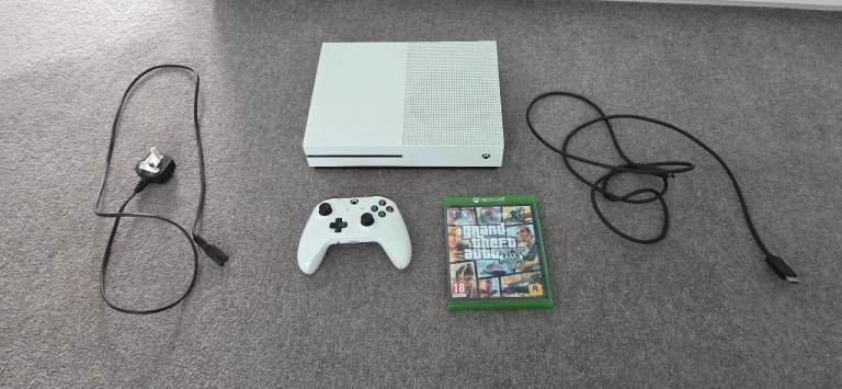 Xbox One S Console with Controller and games