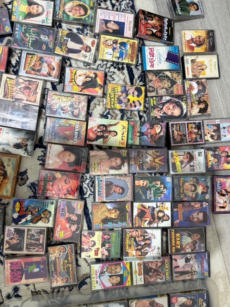 Bollywood and Pakistani cassettes 