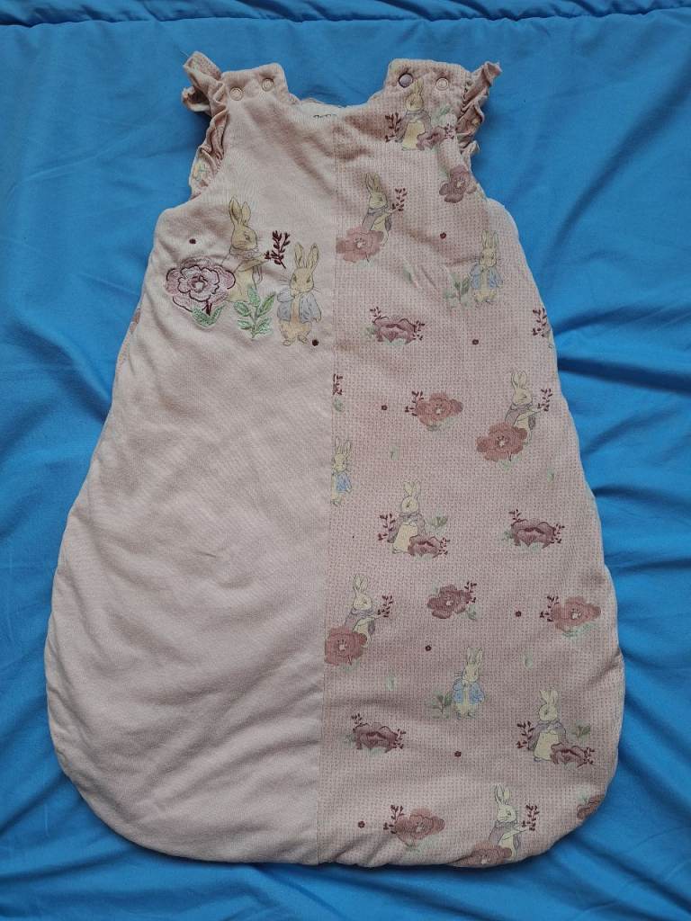 Pink Peter Rabbit 2.5 Tog Sleeping Bag Tu Size 0-6 Months 