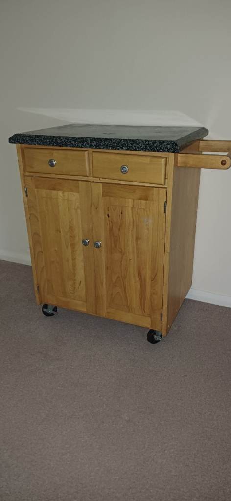 Kitchen island with Granite top