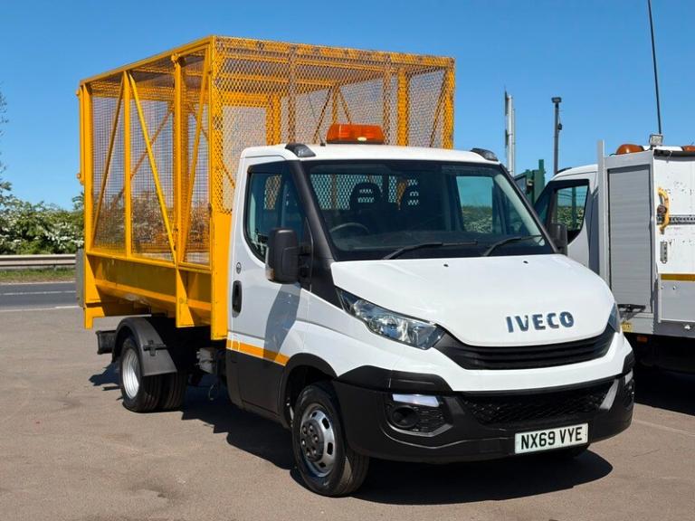 IVECO DAILY CAGE TIPPER WITH TAIL LIFT. 13,995+VAT