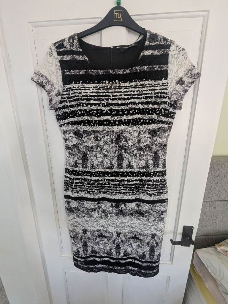 Betty Barclay Black & White Dress – Good Condition