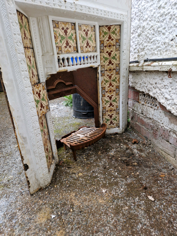 Victorian fireplace inset