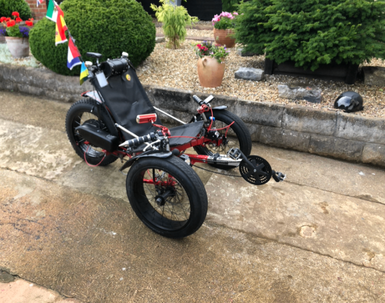 Recumbent Tricycle with Electric Assist – Good Condition