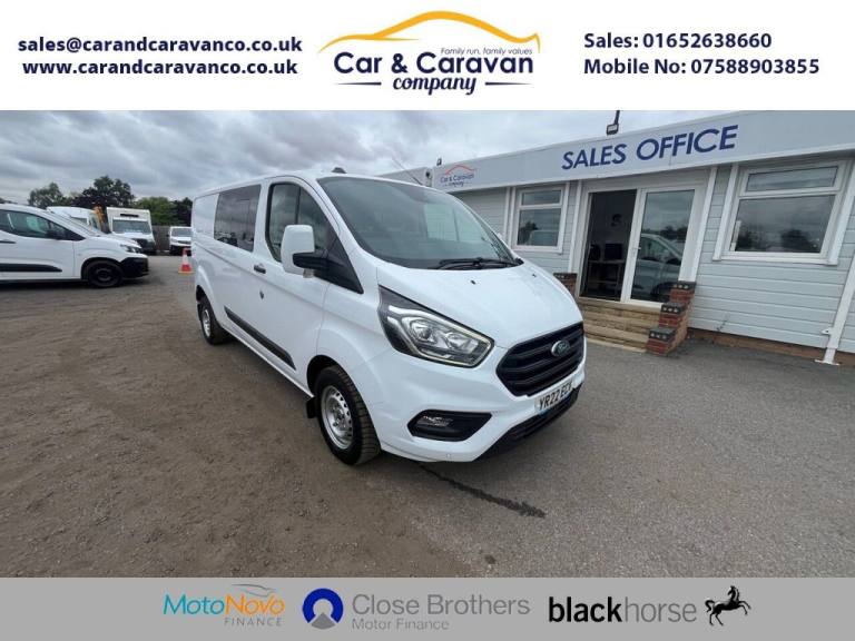 2022 22 FORD TRANSIT CUSTOM 2.0 300 ECOBLUE TREND CREW VAN DOUBLE CAB 5DR DIESEL