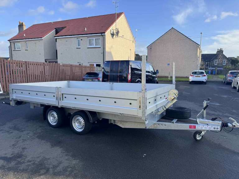 DROPSIDE CAR CAGE TRAILER 2700KG 4M X 2,1M TRIPLE AXLE PLANT TRAILER
