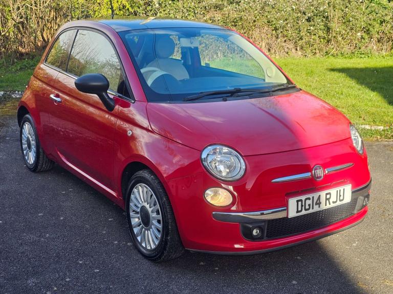 2014 Fiat 500 1.2 Lounge 3dr Dualogic [Start Stop] HATCHBACK PETROL Automatic