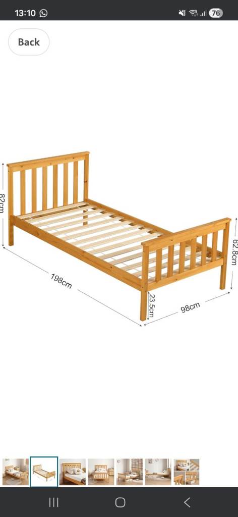 Single childs bed
