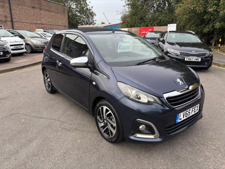 2015 Peugeot 108 1.2 VTi Allure 3dr open top  HATCHBACK Petrol Manual