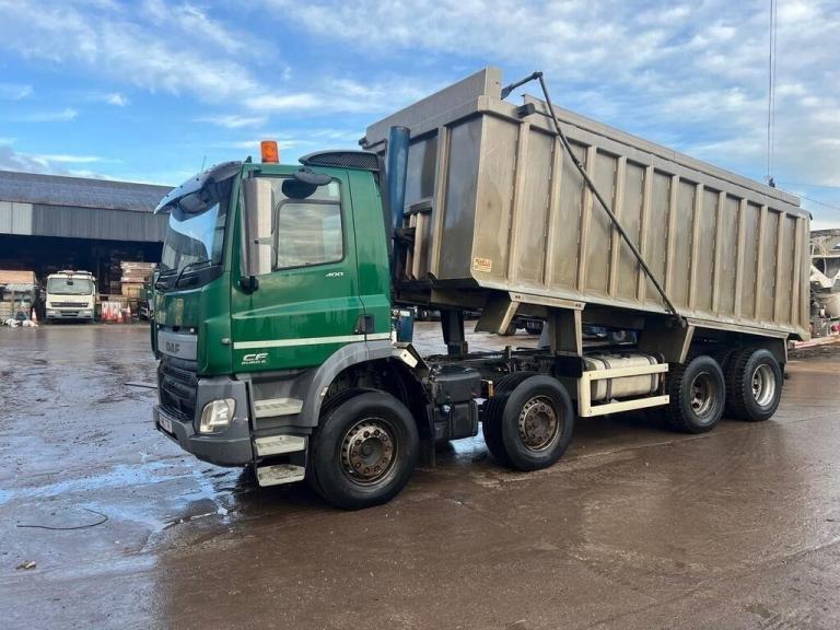 DAF TRUCKS CF 400 8X4 ALLOY BULK TIPPER , MANUAL , JANUARY TEST