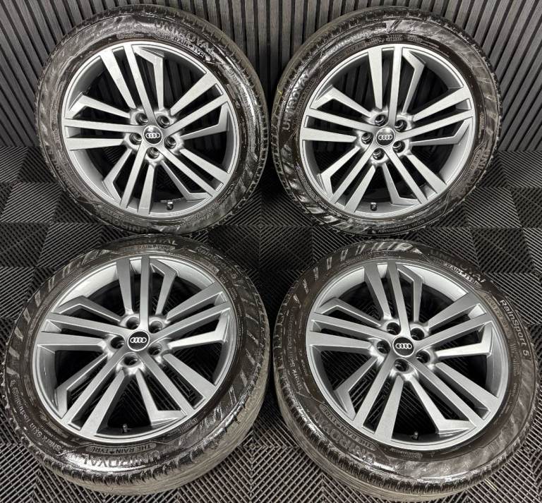 20'' GENUINE AUDI Q5 5 TRIPLE SPOKE GREY SQ5 S LINE WHEEL TYRES ALLOYS