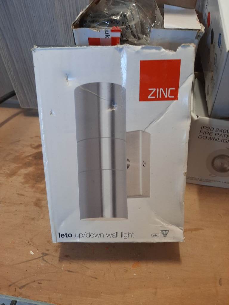 Two stainless steel up/down lighters