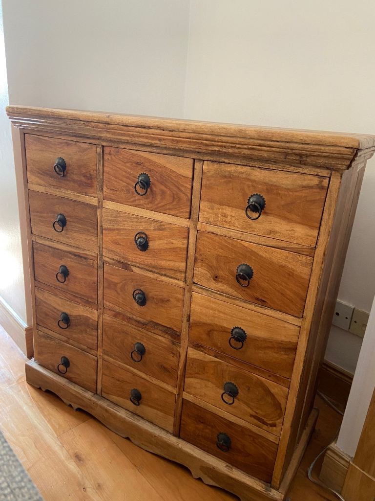 Mango wood drawers
