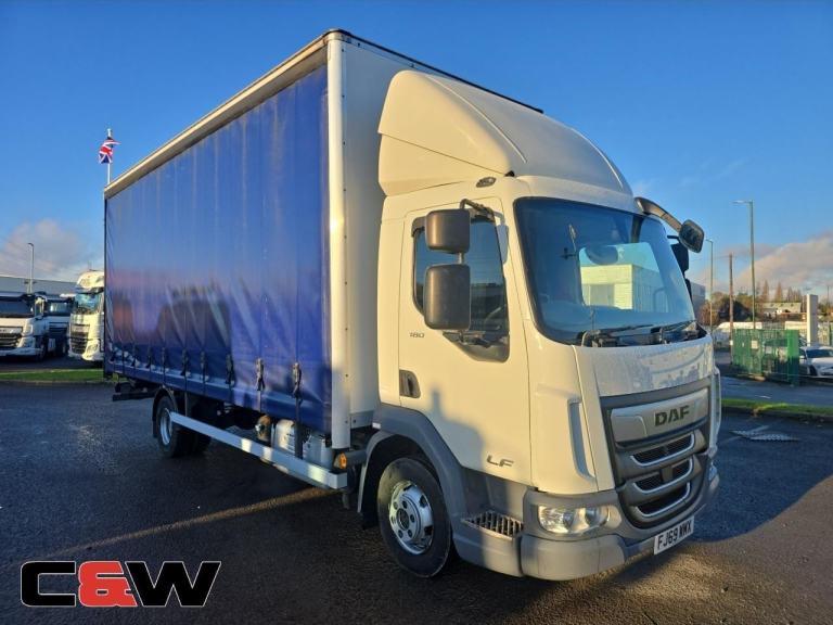 2019 (69) DAF FA LF180 DAY CAB CURTAINSIDE WITH TAIL-LIFT - 417000Kms