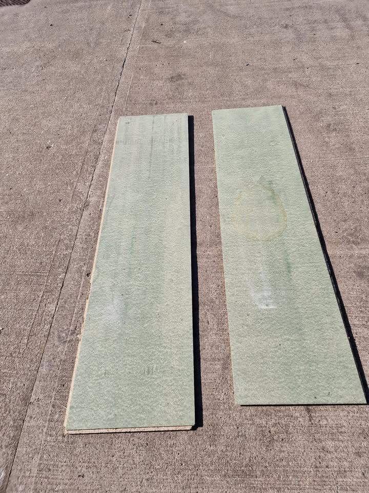 Used Chipboard Flooring 600mm x 2.4m / 18mm P5 T&G Moisture Resistant Tongue & groove