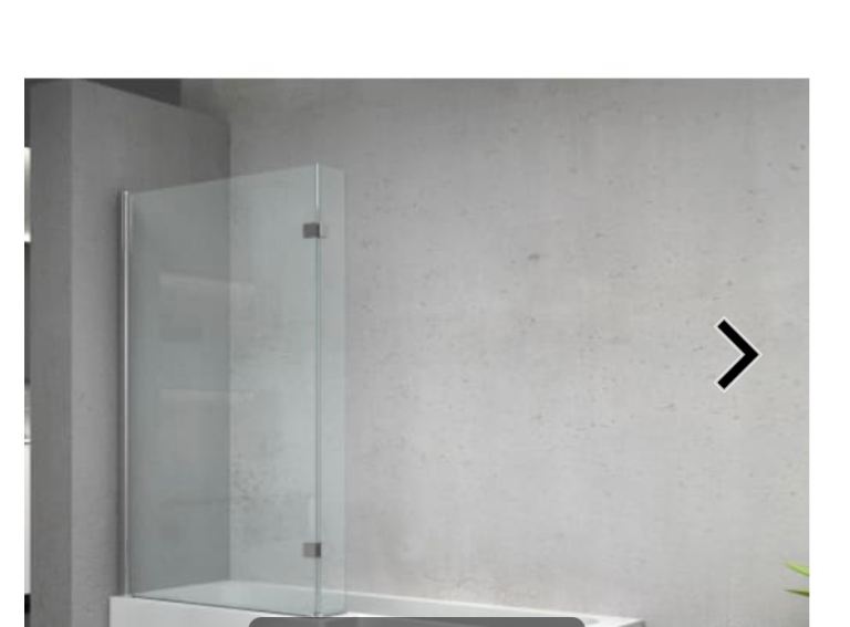 Brand New Boxed L shaped Shower Screen 