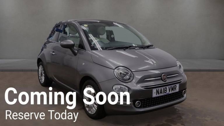 2018 Fiat 500 1.2 Lounge 3dr HATCHBACK PETROL Manual