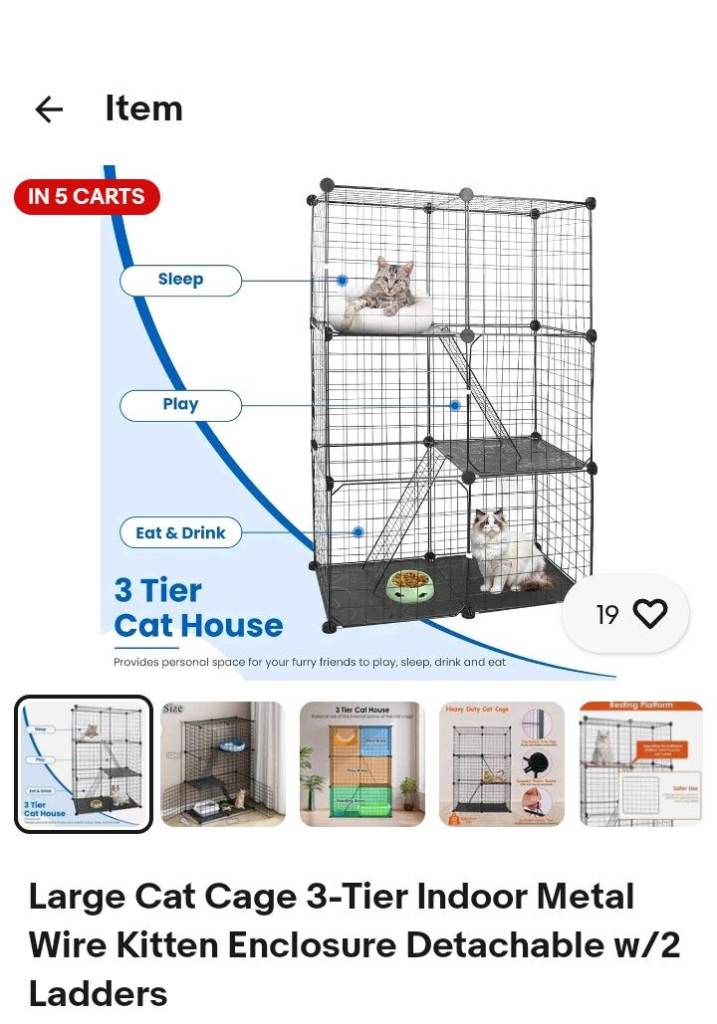 Cat Cage For Sale