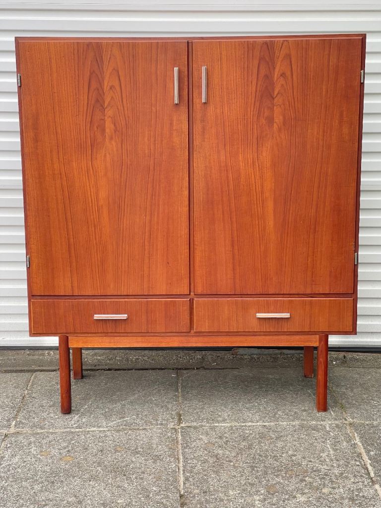 Retro mid century Danish drinks closet