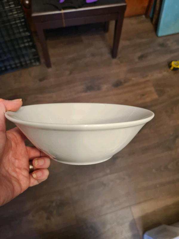 White bowls